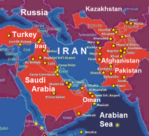 Iran surrounded by US bases 2